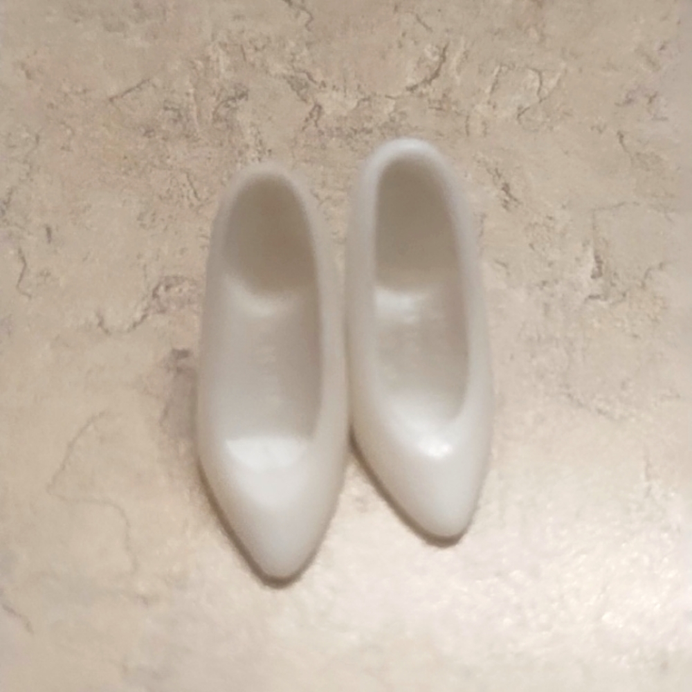 Vintage white barbie Heels